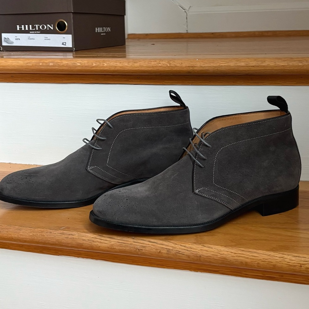 Italian Suede Chukka Boots